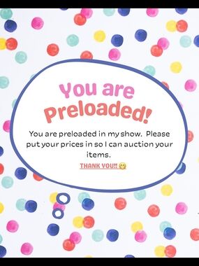 Preloaded Announcement